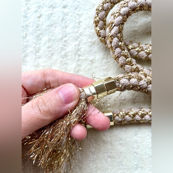 Brand New Maje Gold Rope Belt - Picture 2 of 3